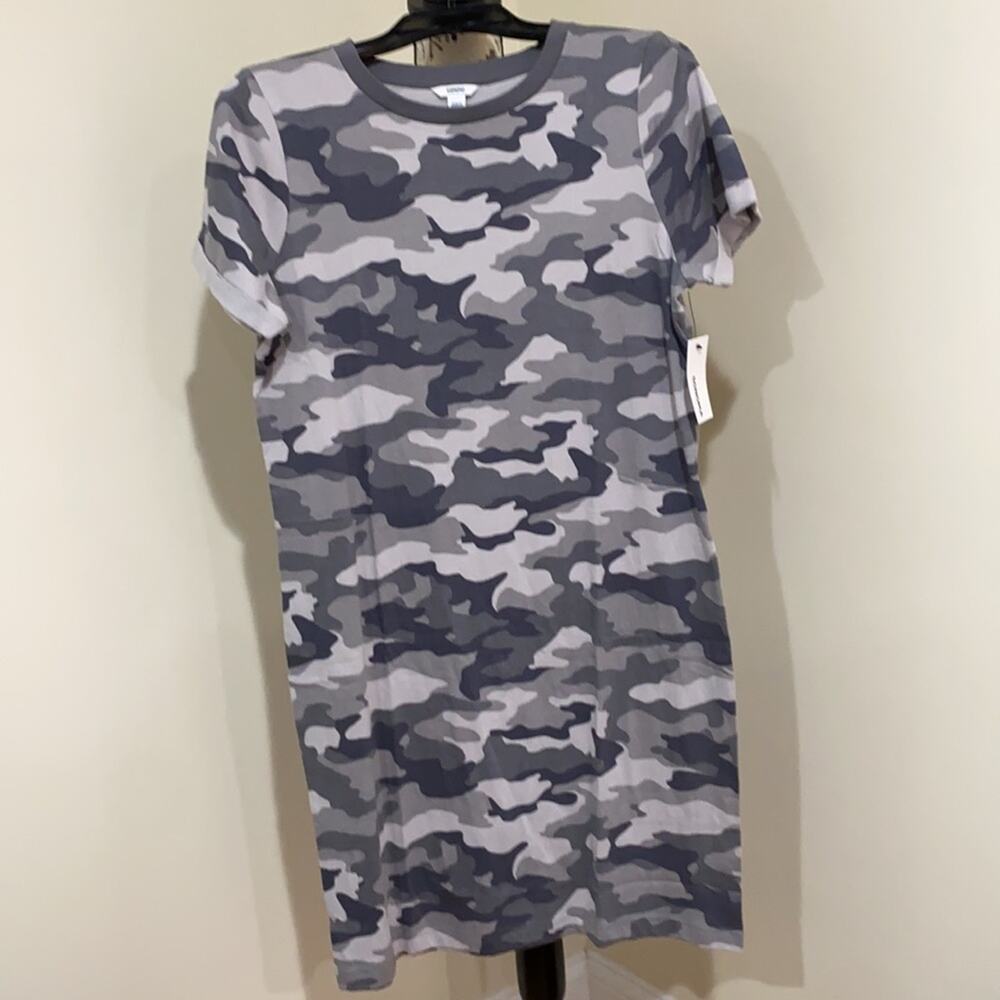 sonoma Gray Camo Goods For Life T-shirt dress. - Picture 4 of 10